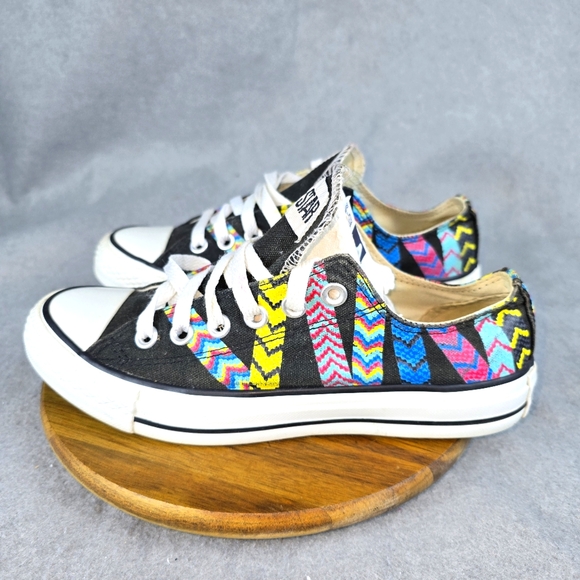 Converse Shoes - Converse All Star Black Multicolor Southwestern Themed Sneakers Womens Size 6.5